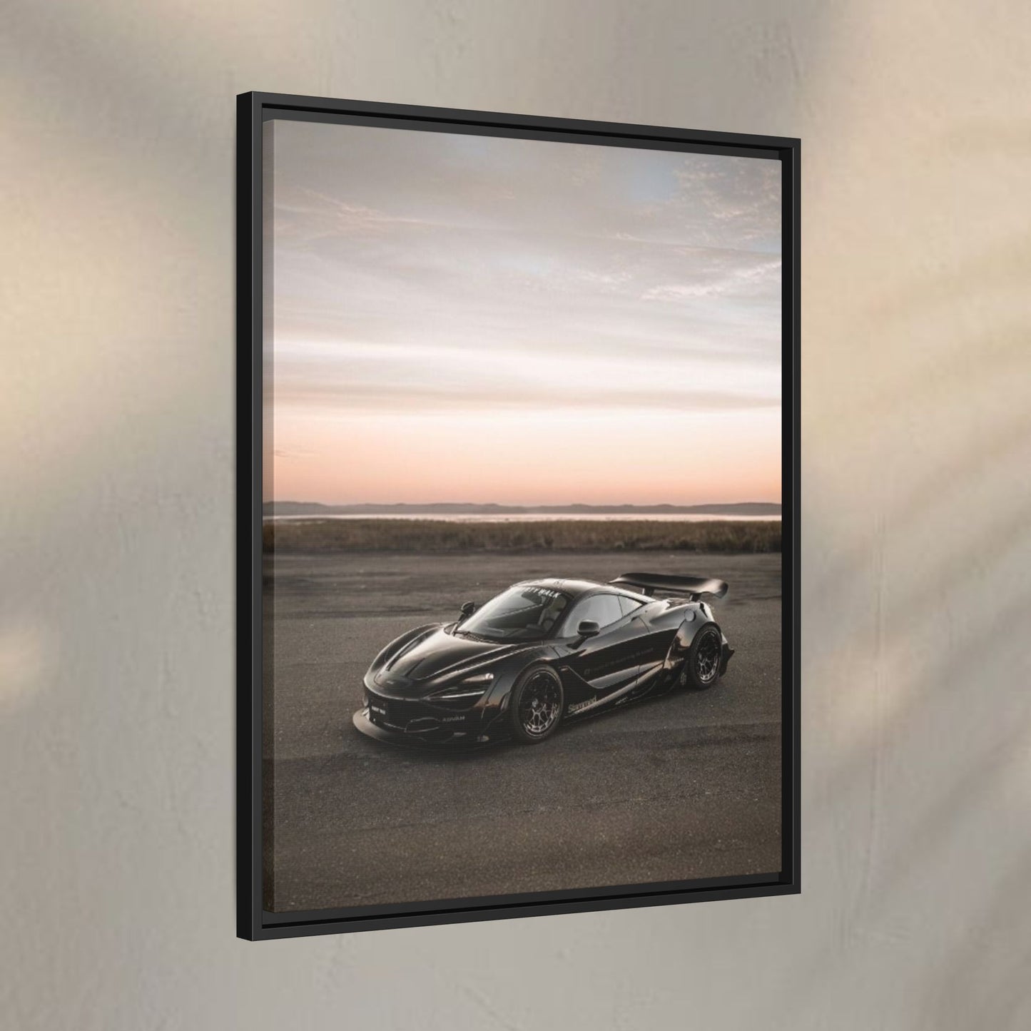 McLaren 720 Sunset Canvas