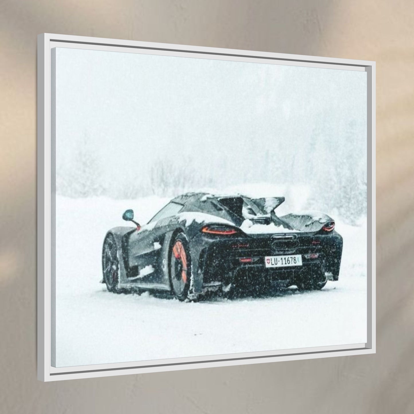 Snow Koenigsegg Artwork