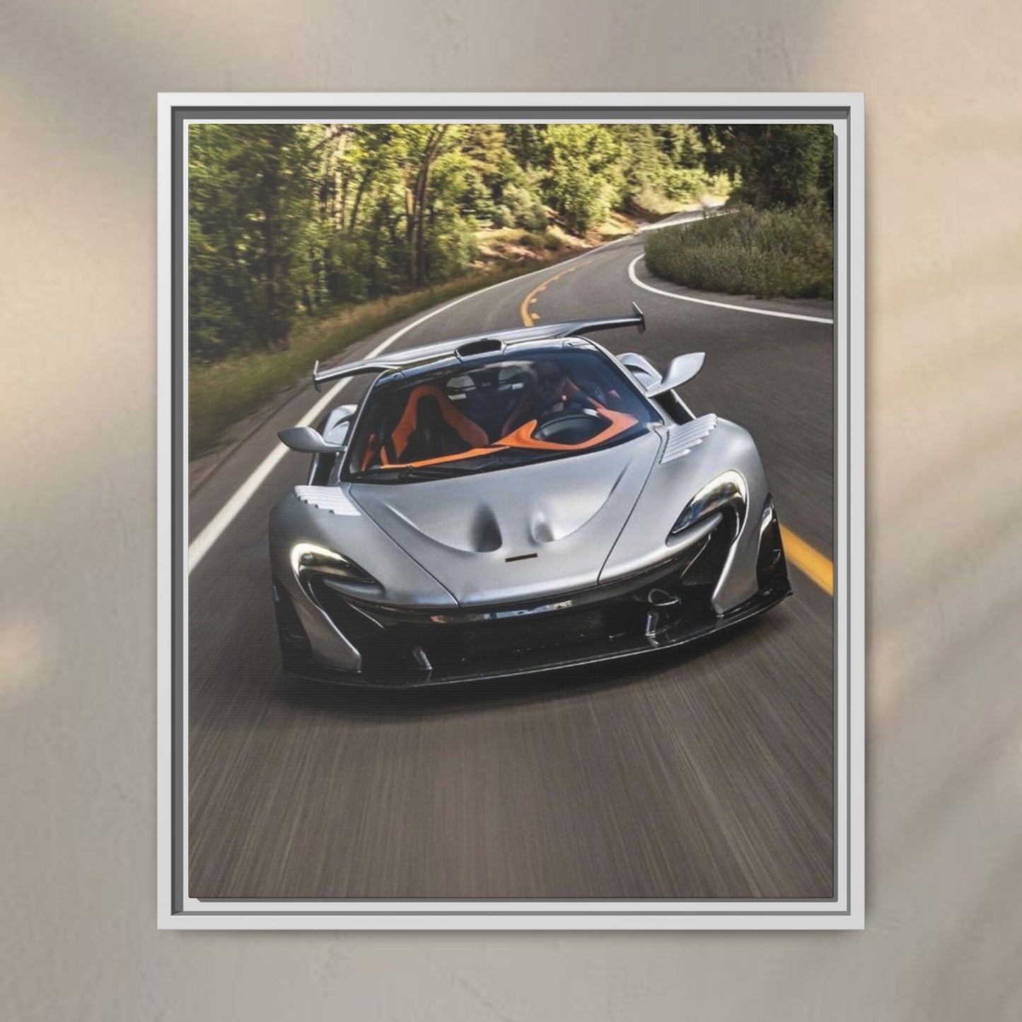 McLaren P1 Spider on the Ride Canvas