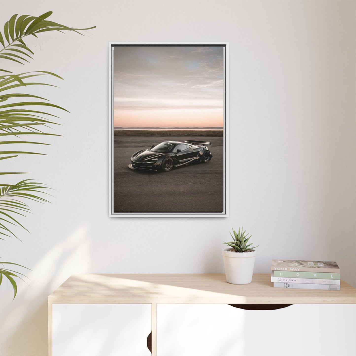 McLaren 720 Sunset Canvas