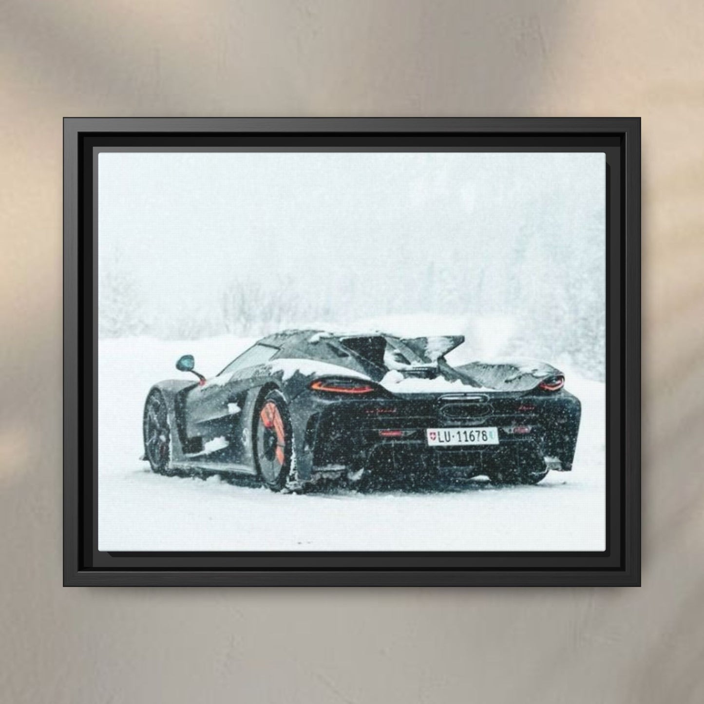 Snow Koenigsegg Artwork