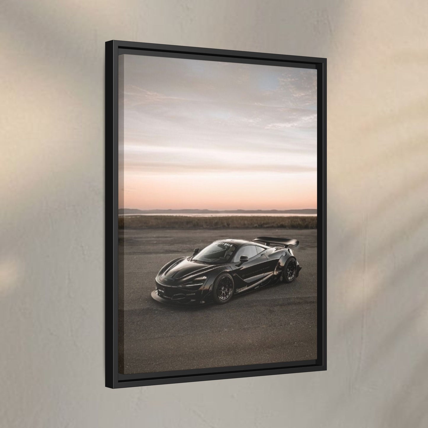 McLaren 720 Sunset Canvas