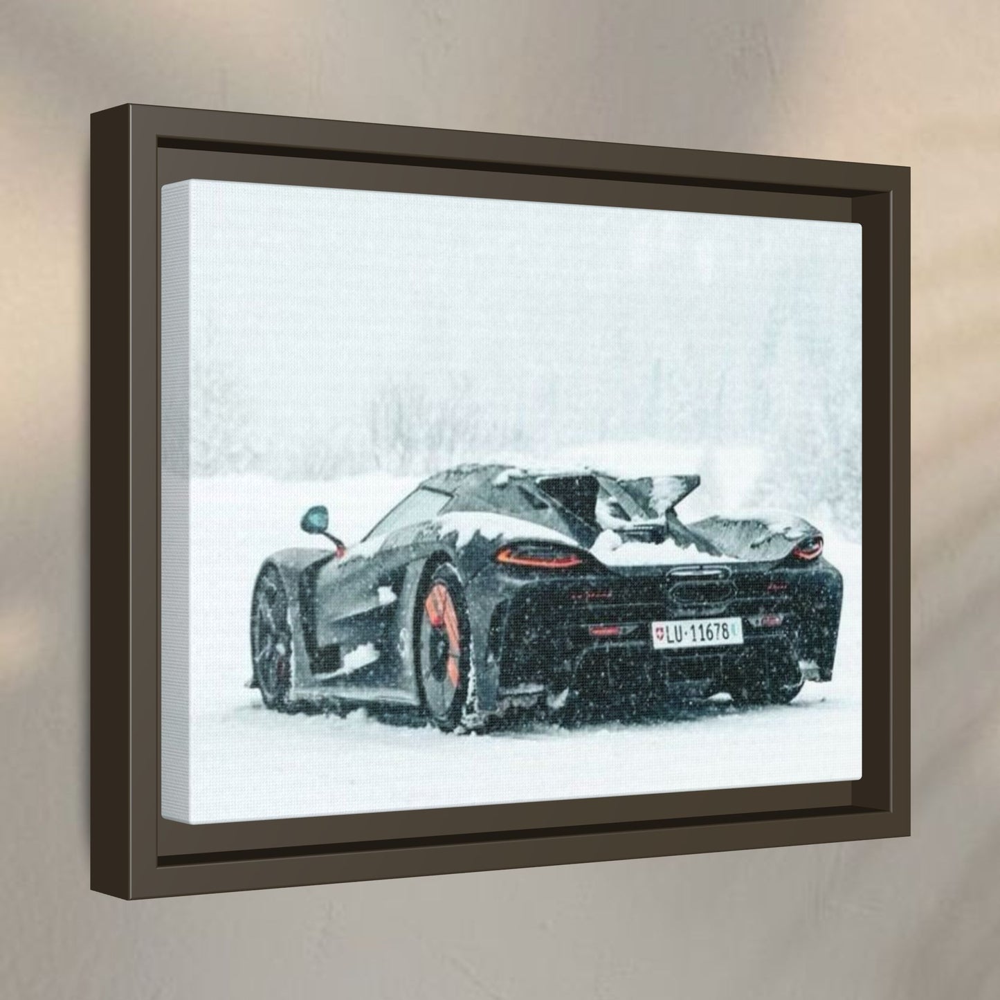 Snow Koenigsegg Artwork