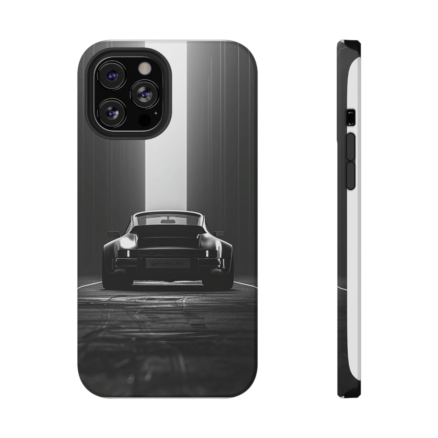 Porsche Black and White Design