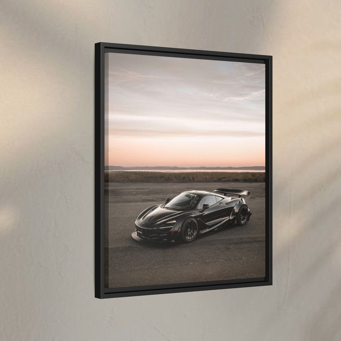 McLaren 720 Sunset Canvas