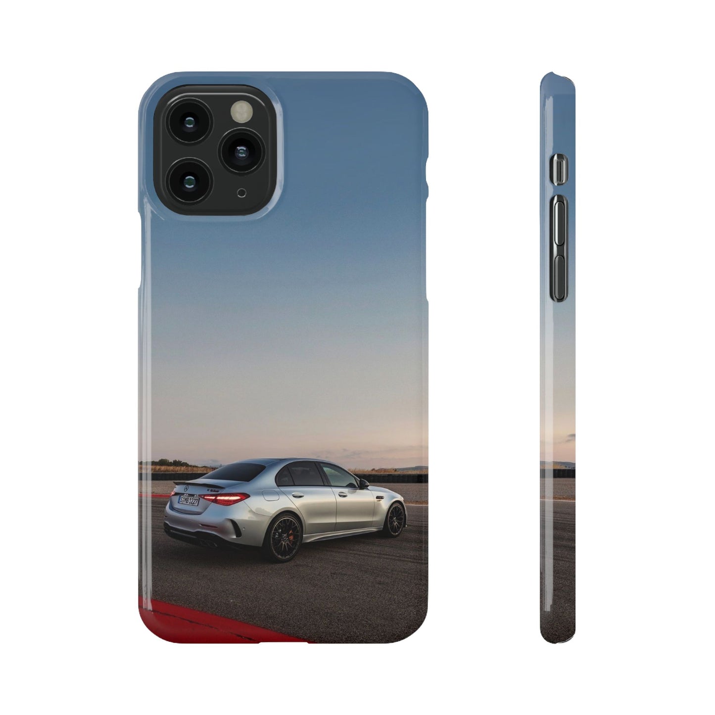 Phone Case - Mercedes C63 Sedan on Track