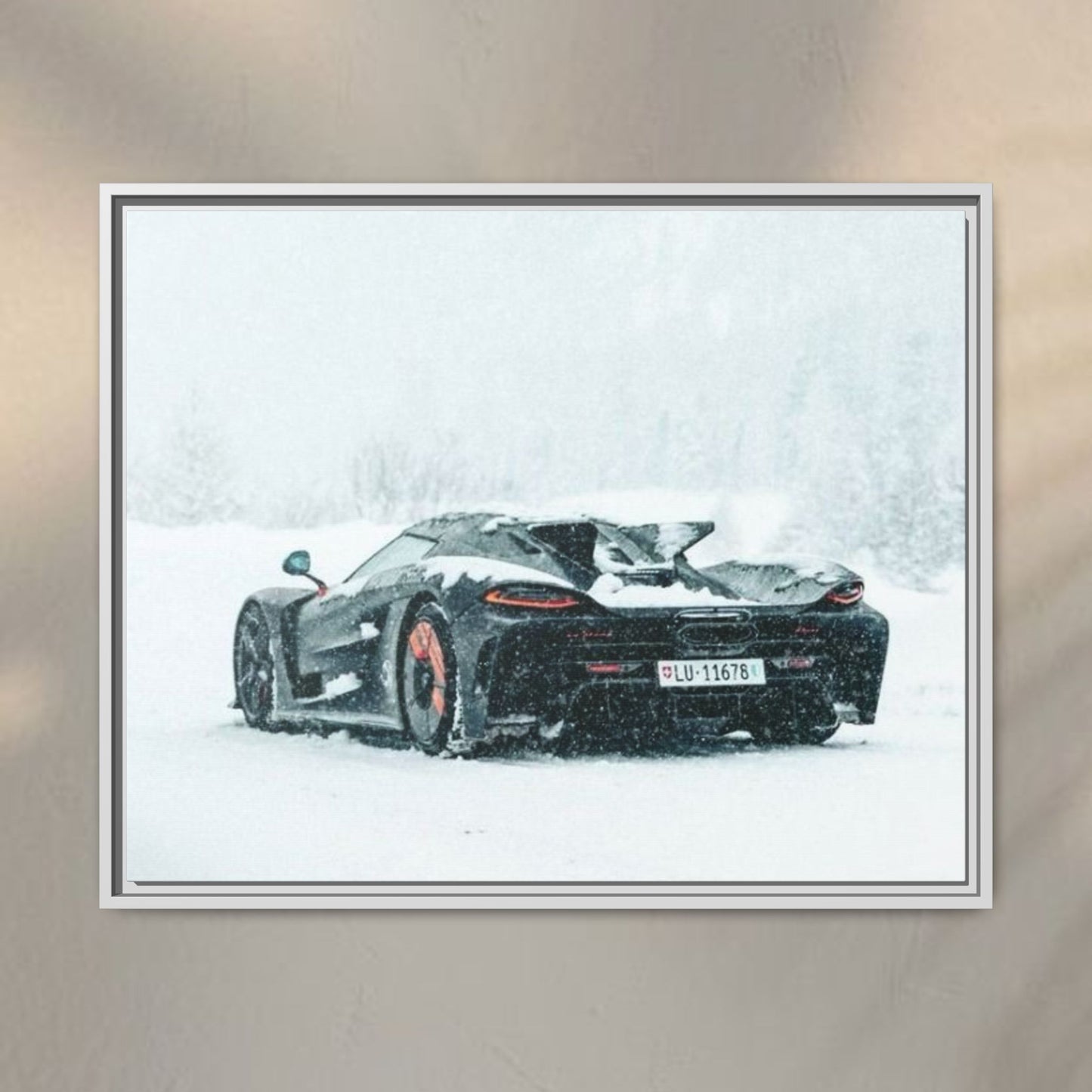 Snow Koenigsegg Artwork