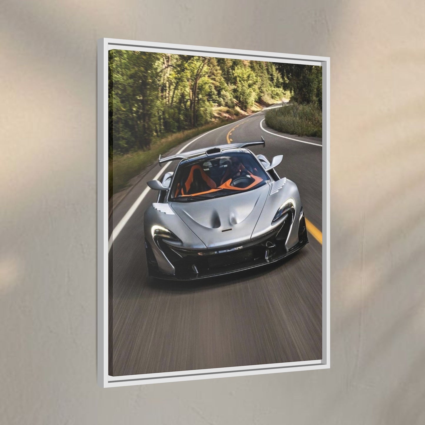 McLaren P1 Spider on the Ride Canvas