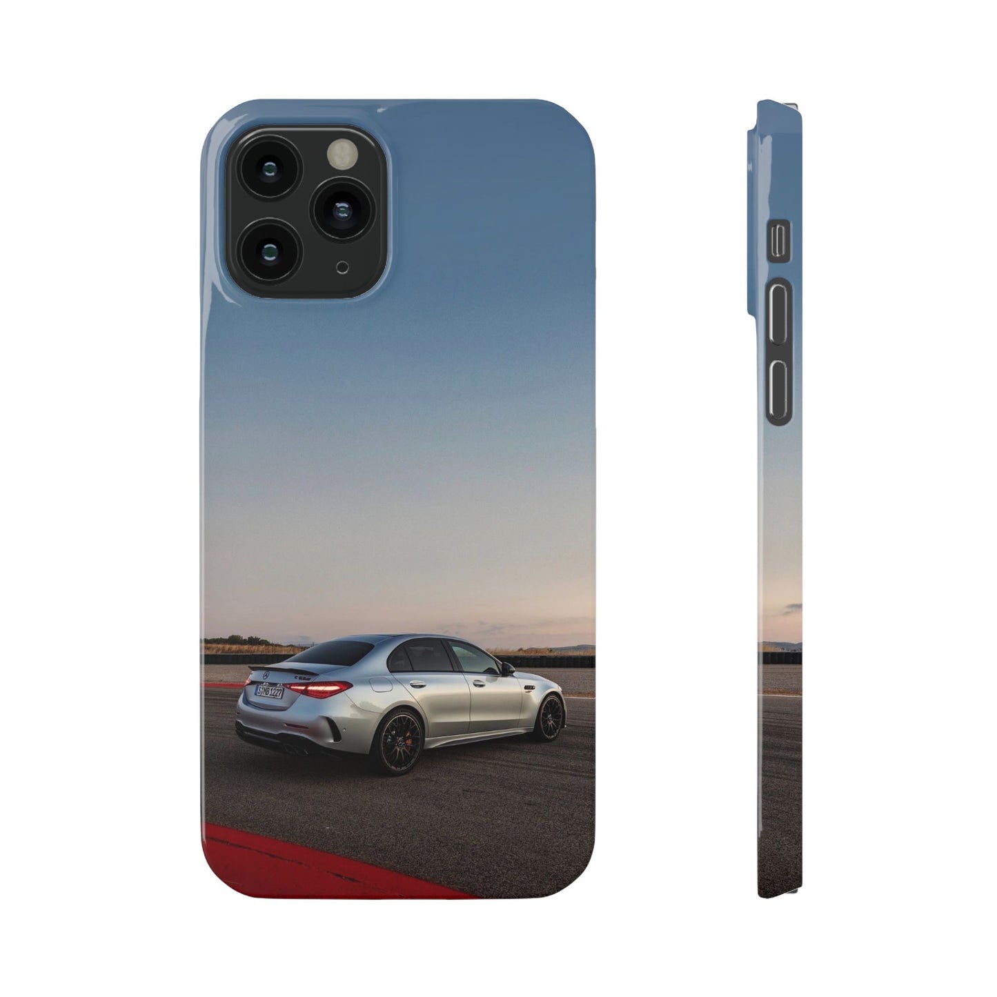 Phone Case - Mercedes C63 Sedan on Track