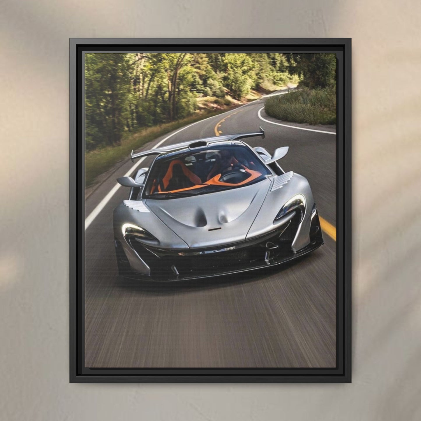 McLaren P1 Spider on the Ride Canvas