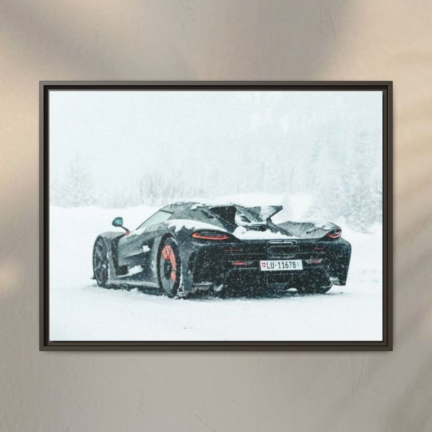 Snow Koenigsegg Artwork