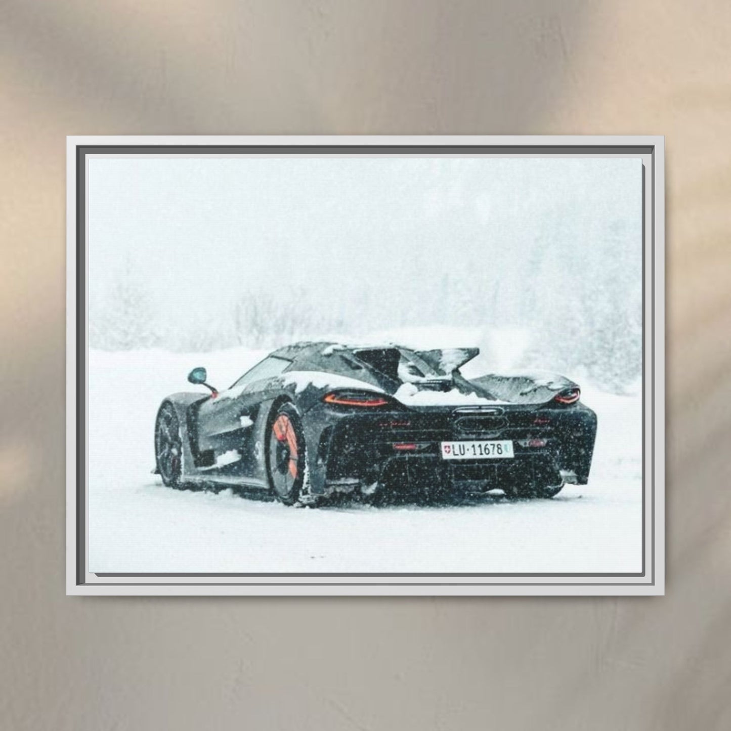 Snow Koenigsegg Artwork