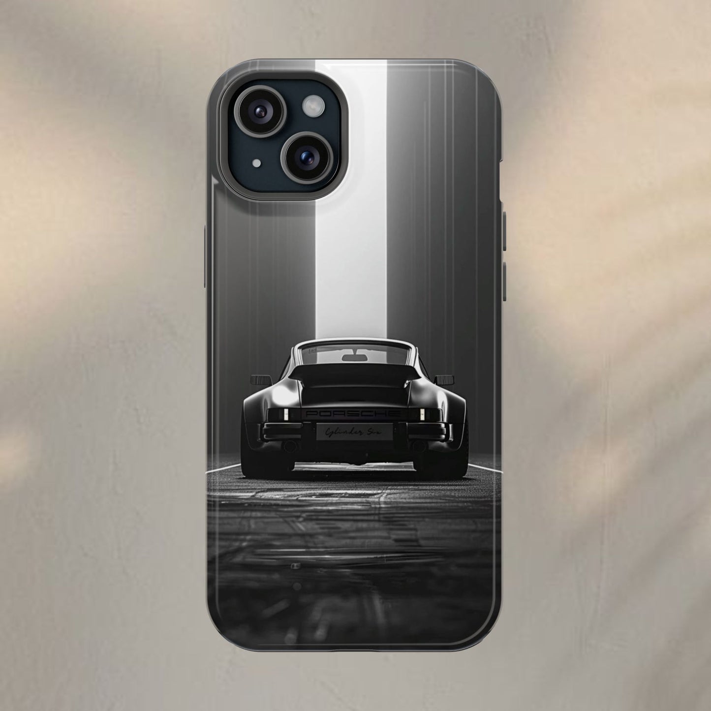 Porsche Black and White Design