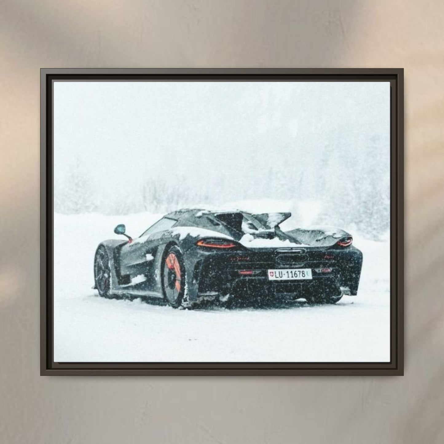 Snow Koenigsegg Artwork