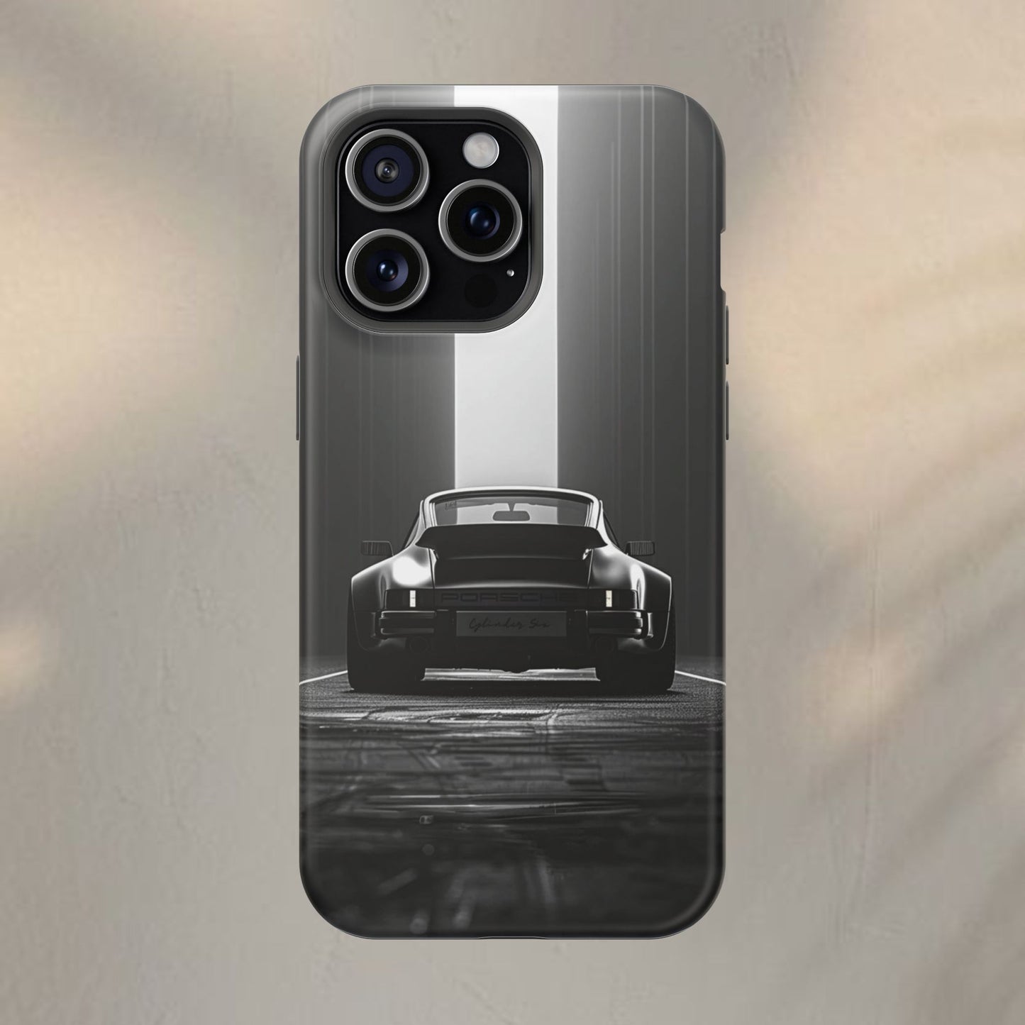 Porsche Black and White Design